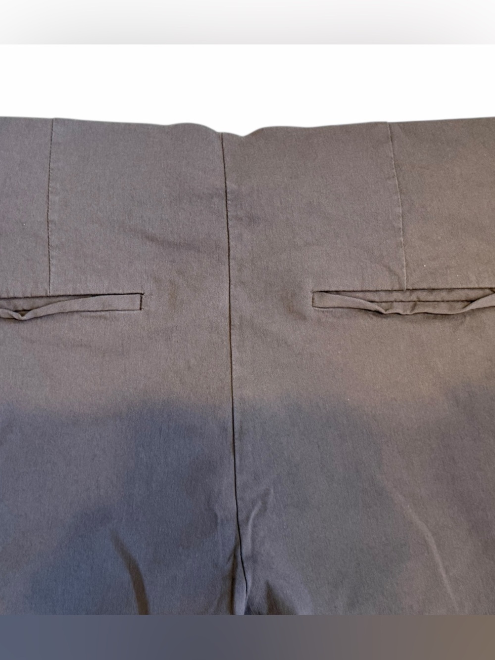 WHITE HOUSE BLACK MARKET SLIM ANKLE PANTS Side Zip Elastic Waist SIZE 12S SLIM - Picture 2 of 10